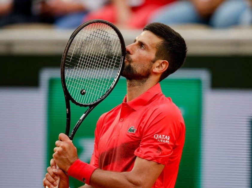 Djokovic trong trận đấu